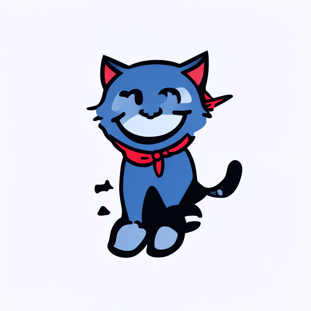 Tom the blue alley cat