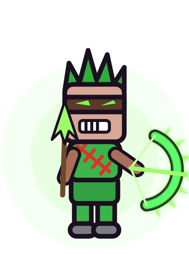 Rocco evolved with laser arrows